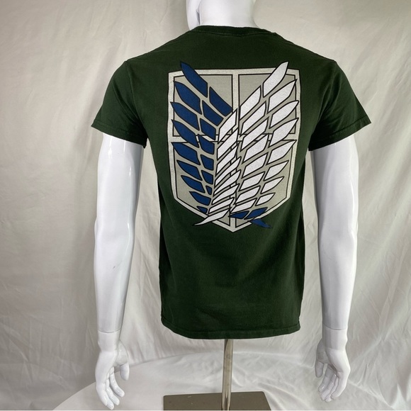 Attack on Titan Scout Regiment Men’s Crew Neck Tee - Picture 3 of 6